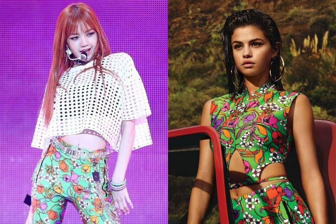 Lisa 'BLACKPINK' Ketahuan Kembaran Baju dengan Selena Gomez