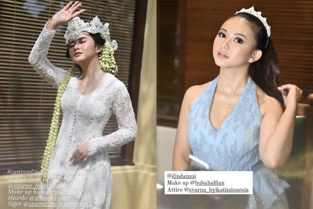 Intip Potret Syahdu Adinda Azani dari Lamaran Hingga Resepsi