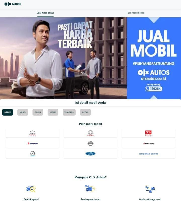 Web OLX AUTOS