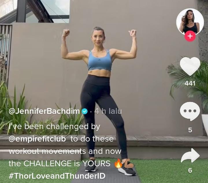 Tiktok Jennifer Bachdim