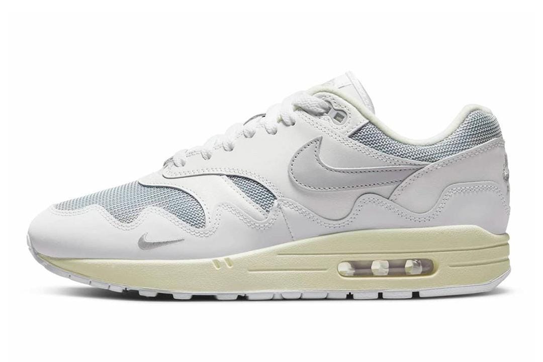 Siluet Unik pada Koleksi Sneaker Patta x Nike Air Max 1 'White'