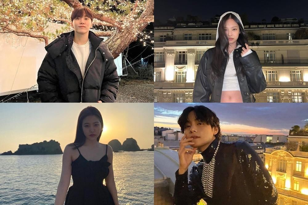 Instagram/ pledisboss, instagram/ jennierubyjane, instagram/ thv, instagram/ yerimese