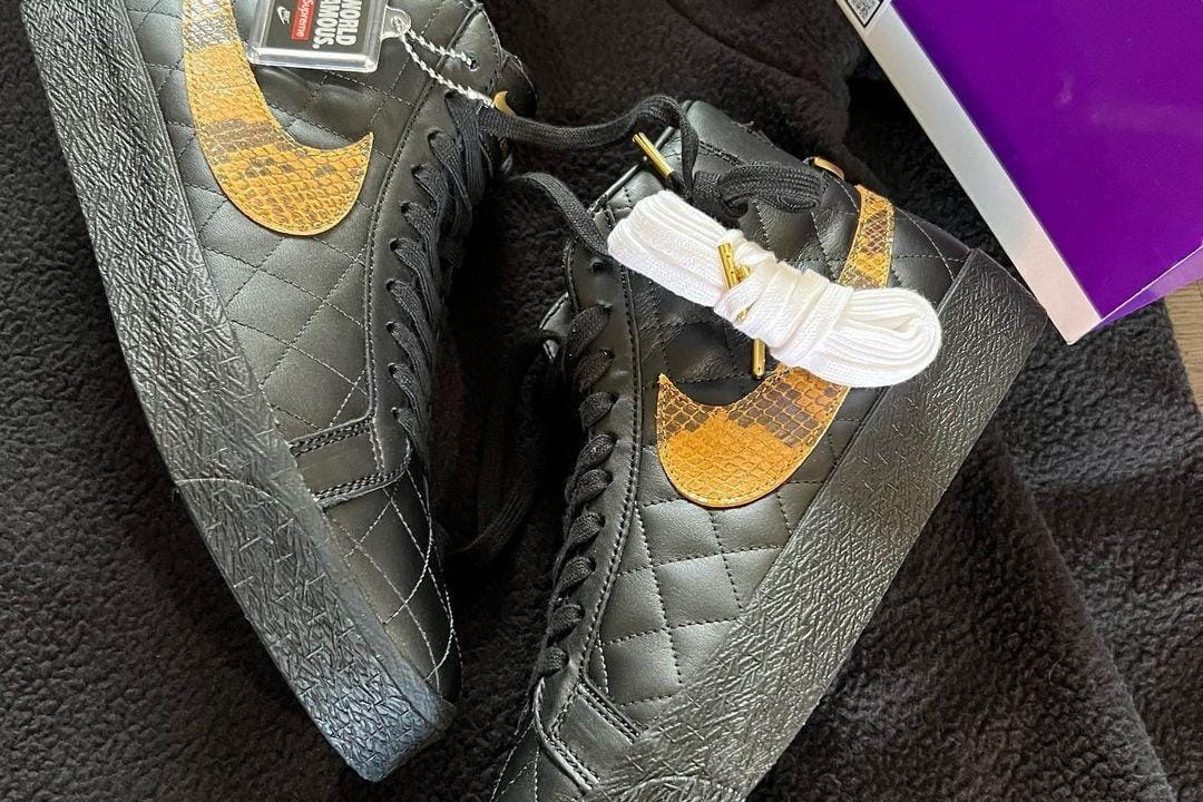 Intip Detail Keren pada Koleksi Supreme x Nike SB Blazer Mid